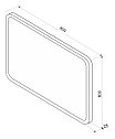 Зеркало Demure LED 700*500, фото 7