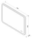 Зеркало Demure LED 700*500, фото 8