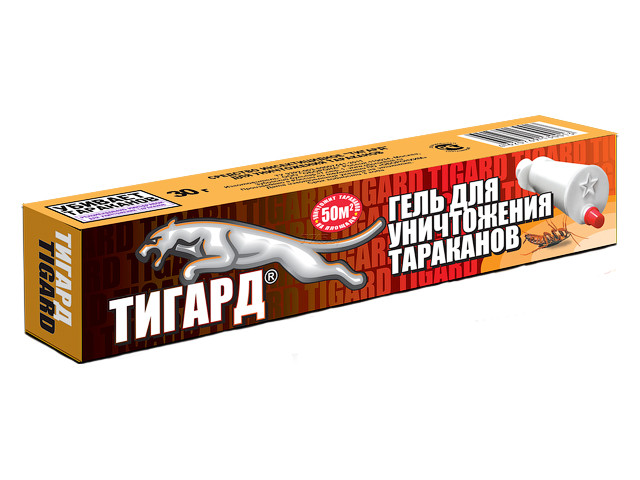 Гель от тараканов "ТИГАРД" 30 г (ОБОРОНХИМ)