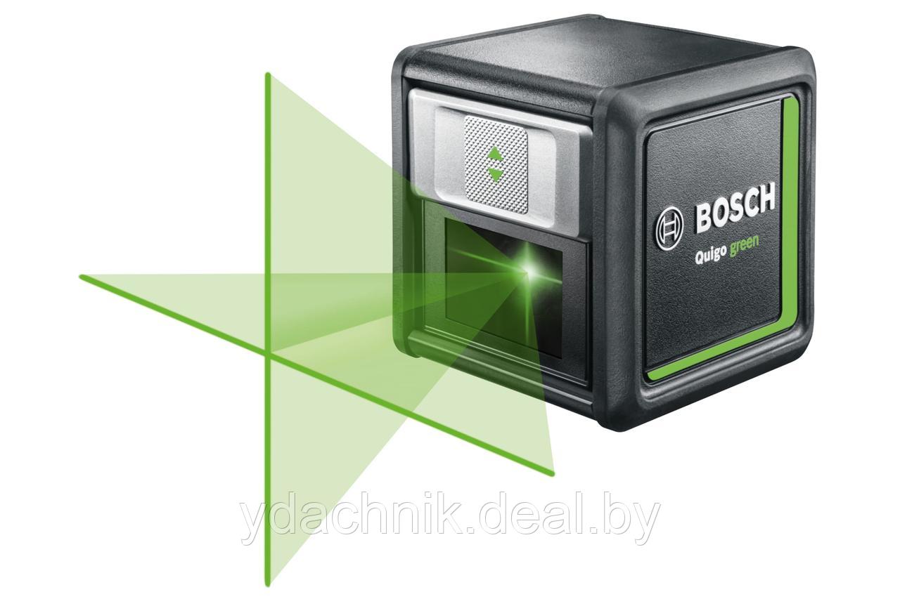 Нивелир лазерный BOSCH Quigo Green Basic с держателем в кор. - фото 1 - id-p183909944