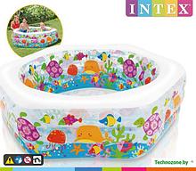 Надувной детский бассейн Intex 56493 Ocean Reef 191х178х61