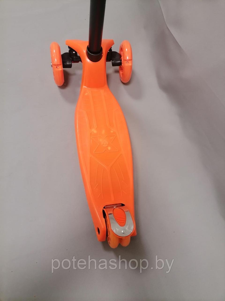 Самокат Scooter 4108 оранжевый
