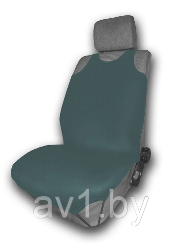 Чехол-Майка на сидения автомобиля (передние, пара 2 шт.) [1217] (зеленый)