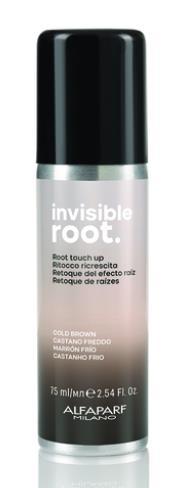 Тонирующий спрей для волос Invisible Root Color, тон Cool Brown Холодный коричневый, 75 мл (Alfaparf Milano) - фото 1 - id-p183920316