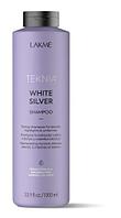 Шампунь оттеночный для осветленных, светлых и седых волос TEKNIA 2020 WHITE SILVER, 1л. (Lakme)