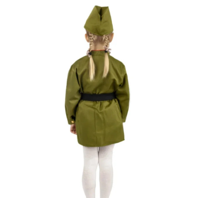 Детский военный костюм ВОВ девочка / Минивини - фото 3 - id-p183921573