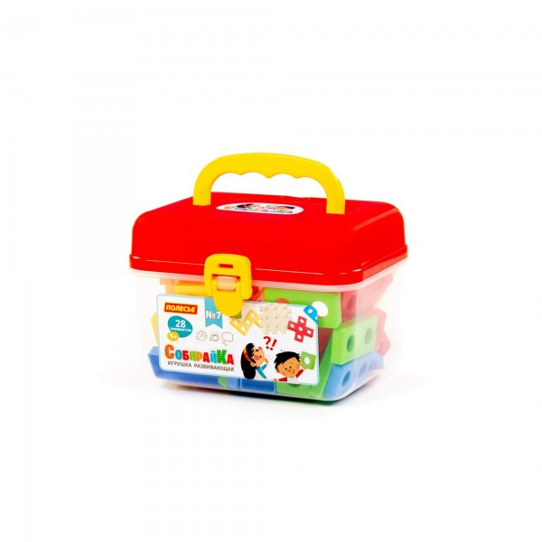 Детская развивающая игрушка "СобирайКа" №7 (28 элементов) (в чемоданчике) арт. 93950 Полесье - фото 2 - id-p183925706