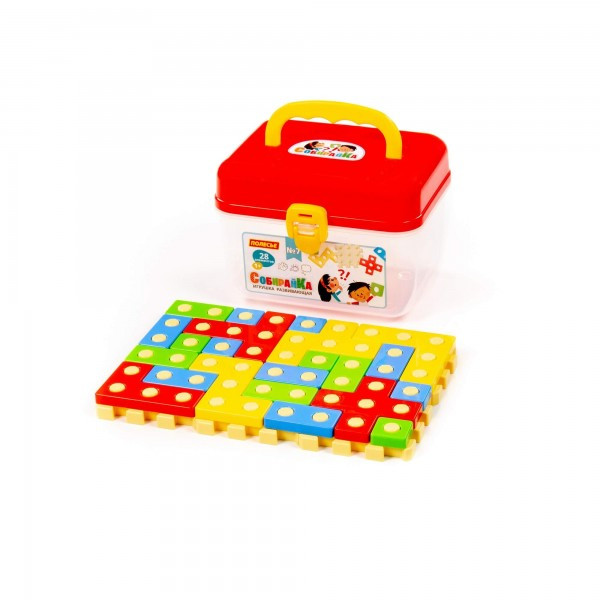 Детская развивающая игрушка "СобирайКа" №7 (28 элементов) (в чемоданчике) арт. 93950 Полесье - фото 3 - id-p183925706