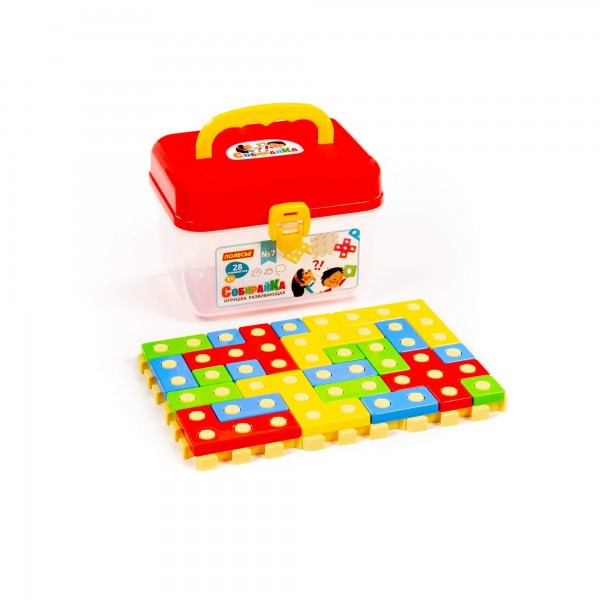 Детская развивающая игрушка "СобирайКа" №7 (28 элементов) (в чемоданчике) арт. 93950 Полесье - фото 5 - id-p183925706