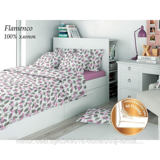 Детское постельное белье с простыней на резинке Amore Mio Eco cotton 1,5 сп. поплин арт.5 - фото 1 - id-p183925058