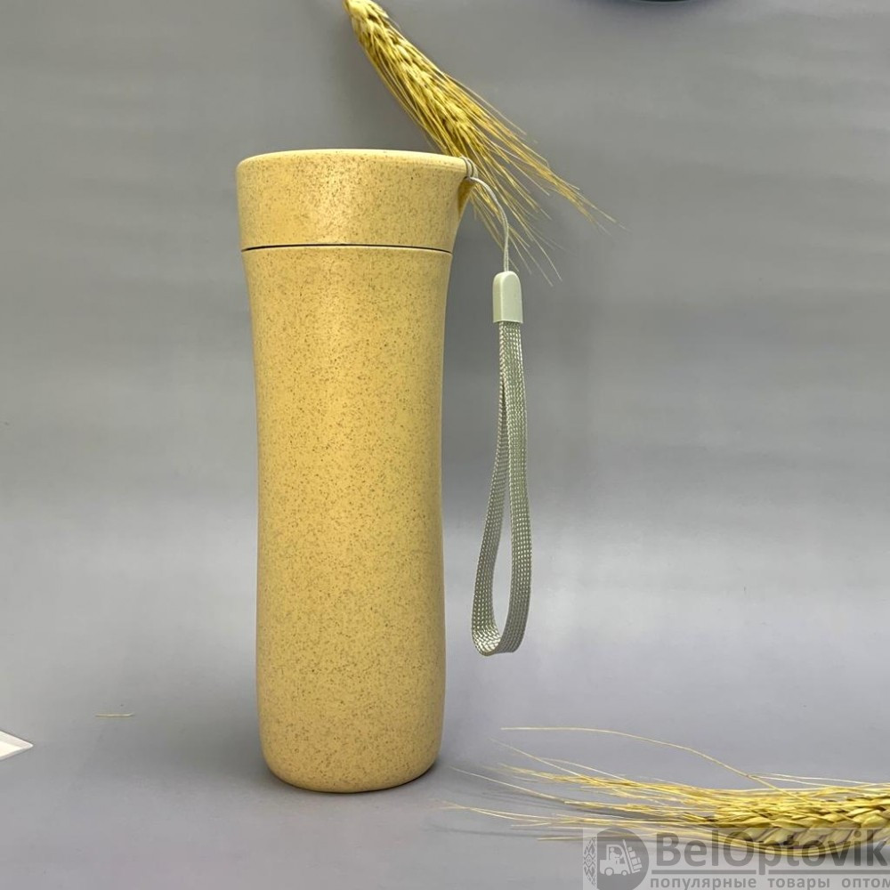Бутылка для воды BIO AQUA из пшеничного волокна, 300 мл - фото 6 - id-p183543432