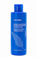 Concept Бессульфатный шампунь для деликатного очищения поврежденных волос Soft Care Salon Total, 300 мл
