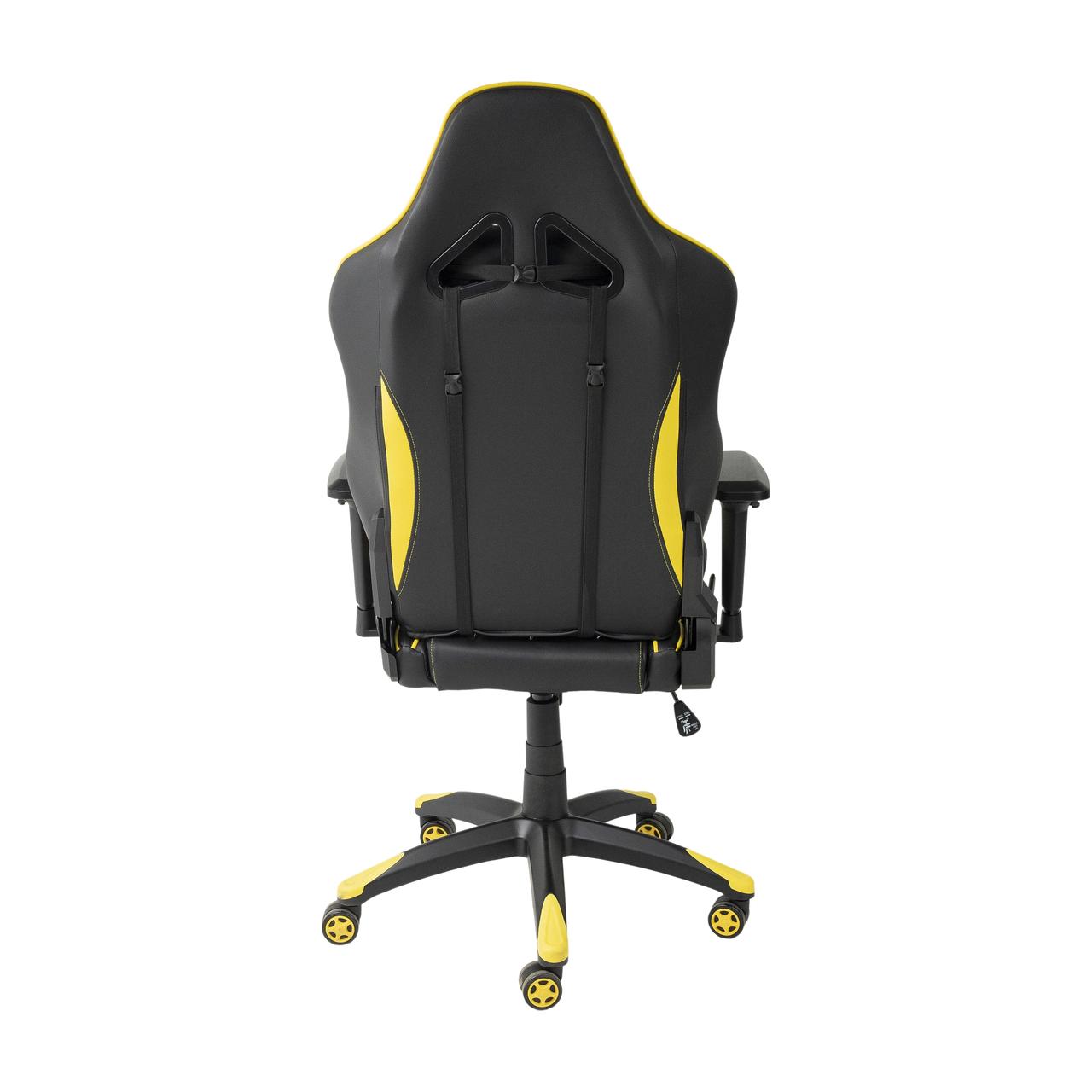 Кресло поворотное Raptor, желтый + черный, экокожа - фото 6 - id-p173511188