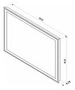 Зеркало Aralia LED 700*500, фото 3