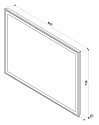 Зеркало Aralia LED 700*500, фото 6