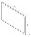 Зеркало Aralia LED 900*700, фото 4