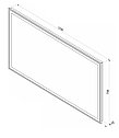 Зеркало Aralia LED 900*700, фото 5