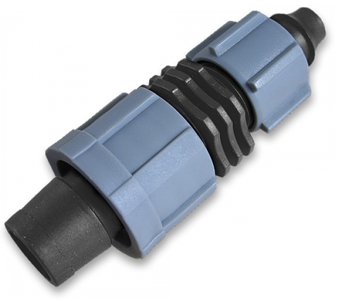 Старт-коннектор с поджимной гайкой для капельной ленты, фото 2