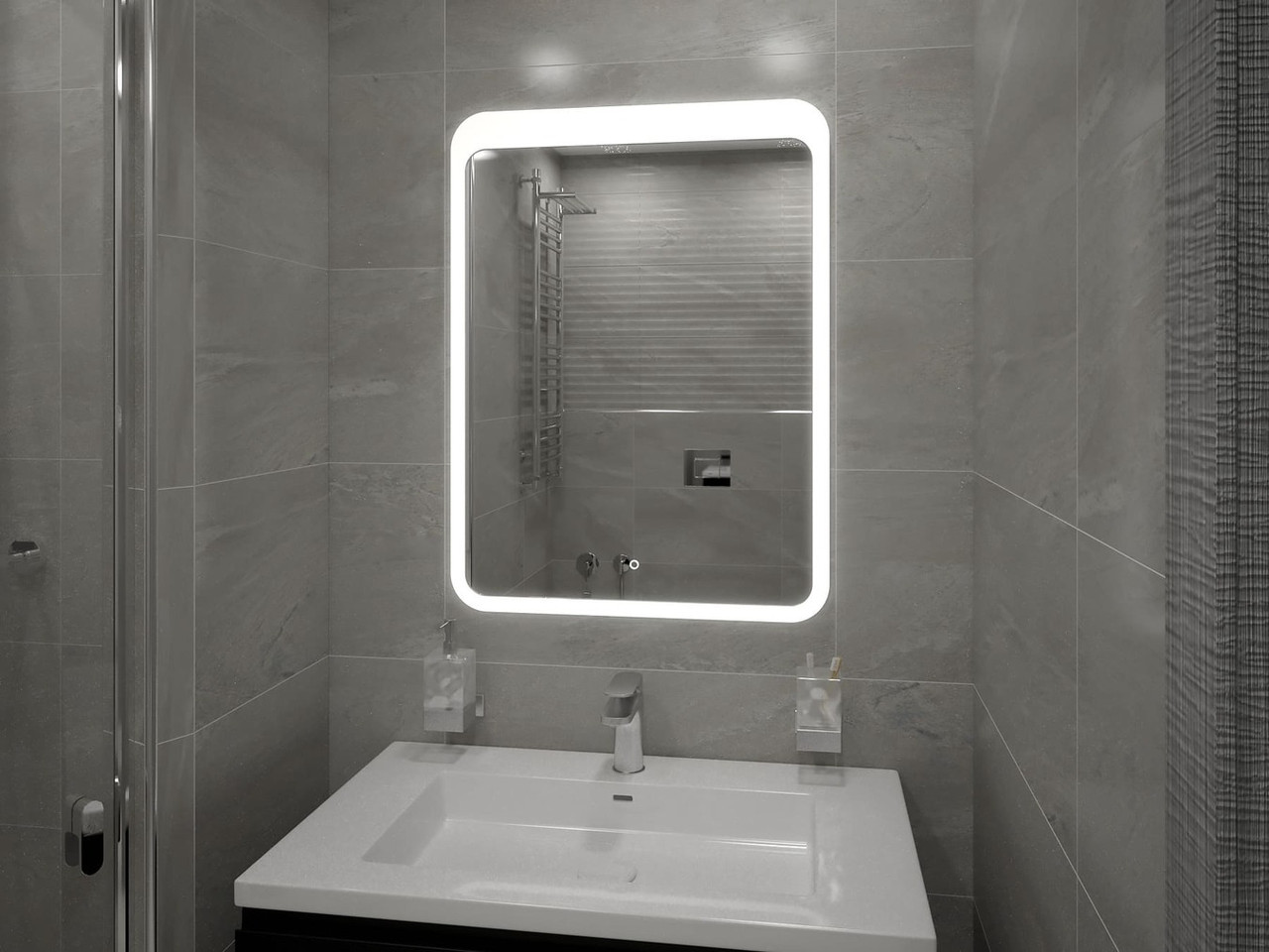 Зеркало Lacio LED 600*800