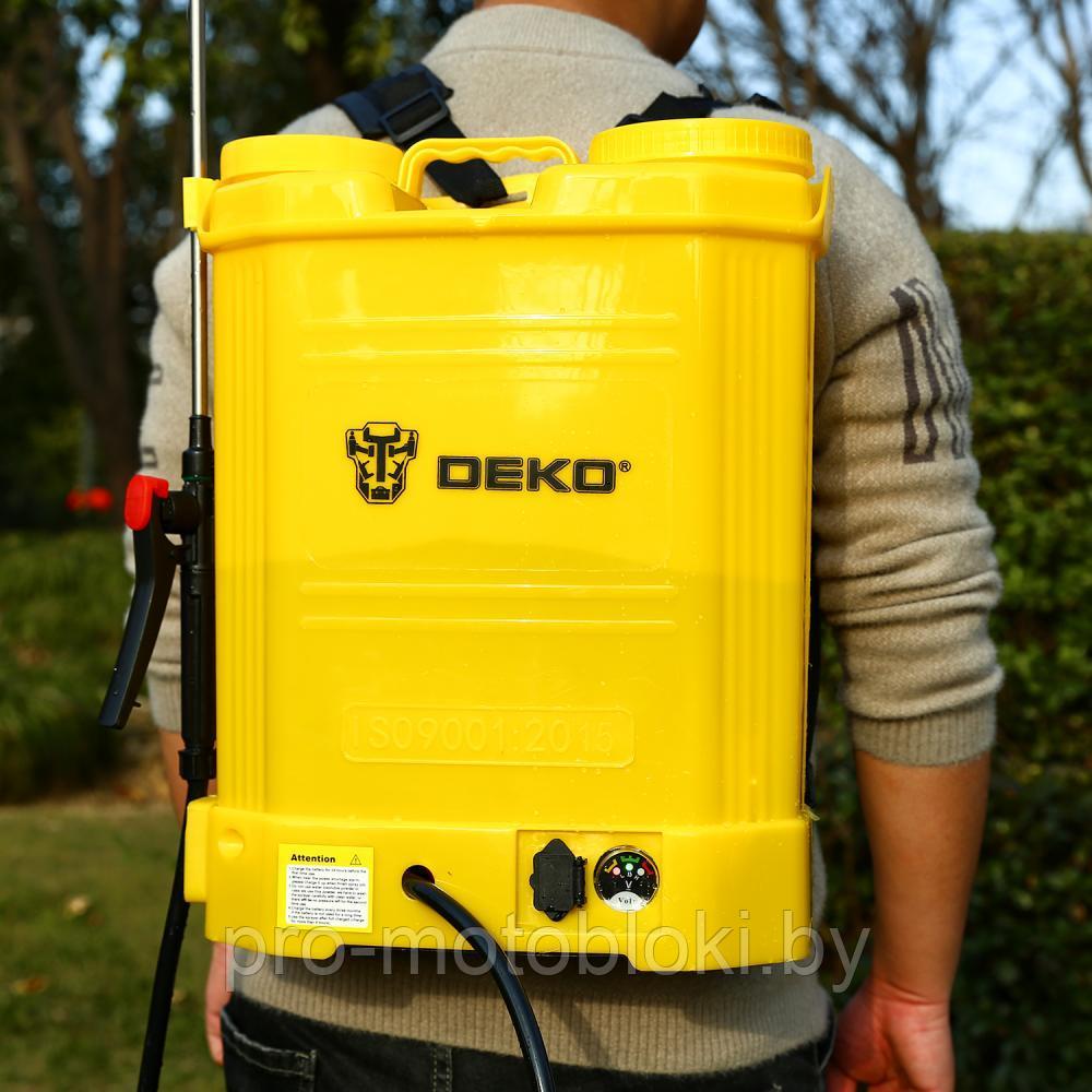 Опрыскиватель аккумуляторный DEKO DKSP10 Li-Ion 16 л 065-0954 - фото 8 - id-p182508262