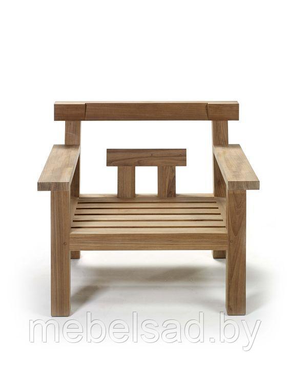 Кресло садовое из массива сосны "Лофт  Эко"