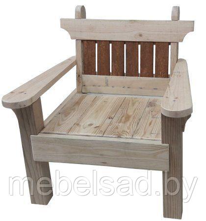 Кресло садовое из массива сосны "Лофт Эко №2" - фото 1 - id-p183942999