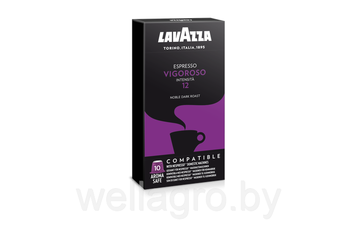 Кофе молотый в капсулах "Lavazza" ESPRESSO VIGOROSO 10 капсул, фото 2