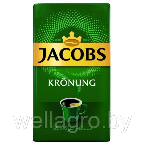 Кофе натуральный жареный молотый среднеобжаренный JACOBS KRONUNG, 500 г