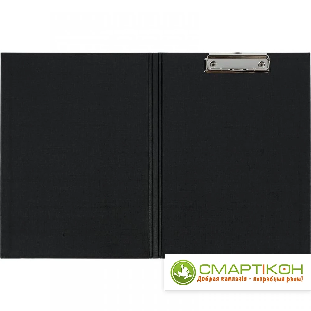 Папка-планшет с зажимом и крышкой Attache A4 черная - фото 1 - id-p183941343