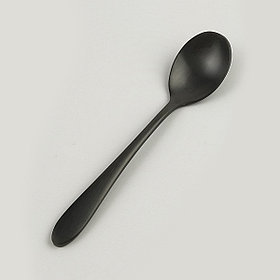 Ложка чайная ,покрытие PVD,черный матовый цвет,серия "Alessi-Black"  P.L.