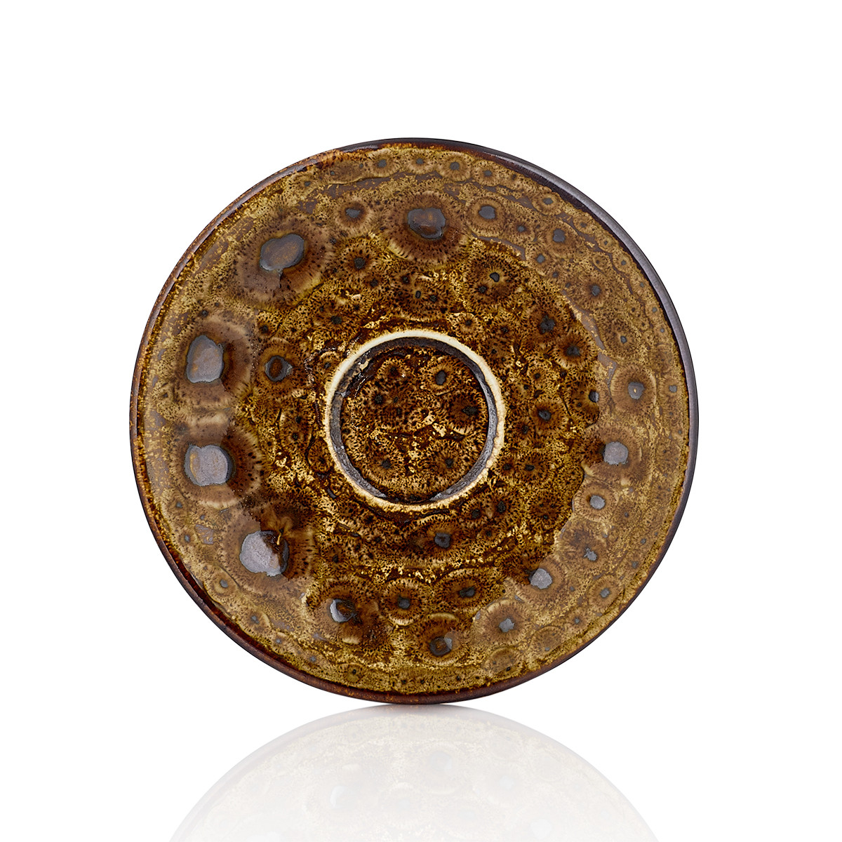 Блюдце d=15.5 cм,(для чашки 81229383) фарфор,серия "Cowry Yellow", "By Bone Innovation"