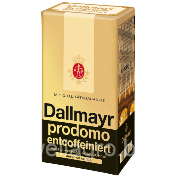 Молотый кофе Dallmayr Prodomo Entcoffeiniert 500 г - фото 1 - id-p183954440