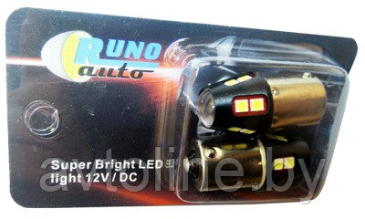 Лампа светодиодная RUNOAUTO P21/5W 12SMD с обманкой конусная 01446RA - фото 3 - id-p183762593