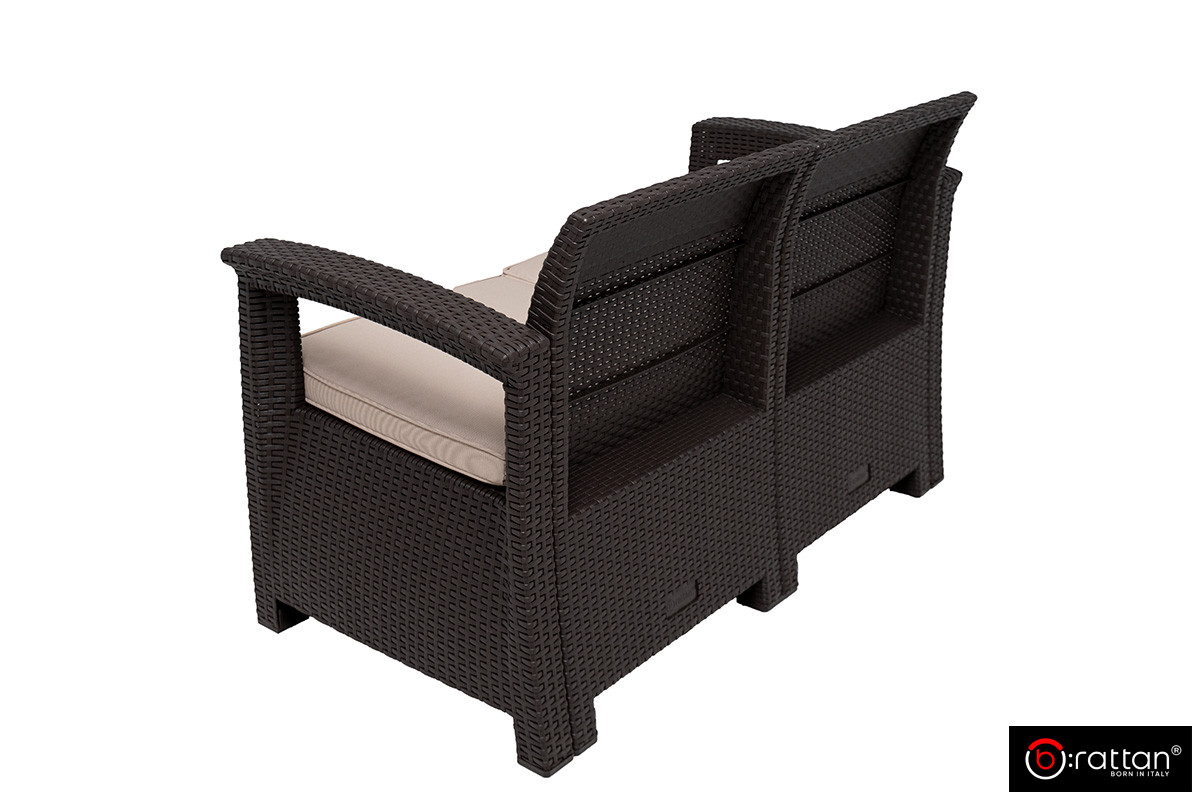 Комплект мебели Rattan Comfort 4, цвет венге - фото 3 - id-p183953829