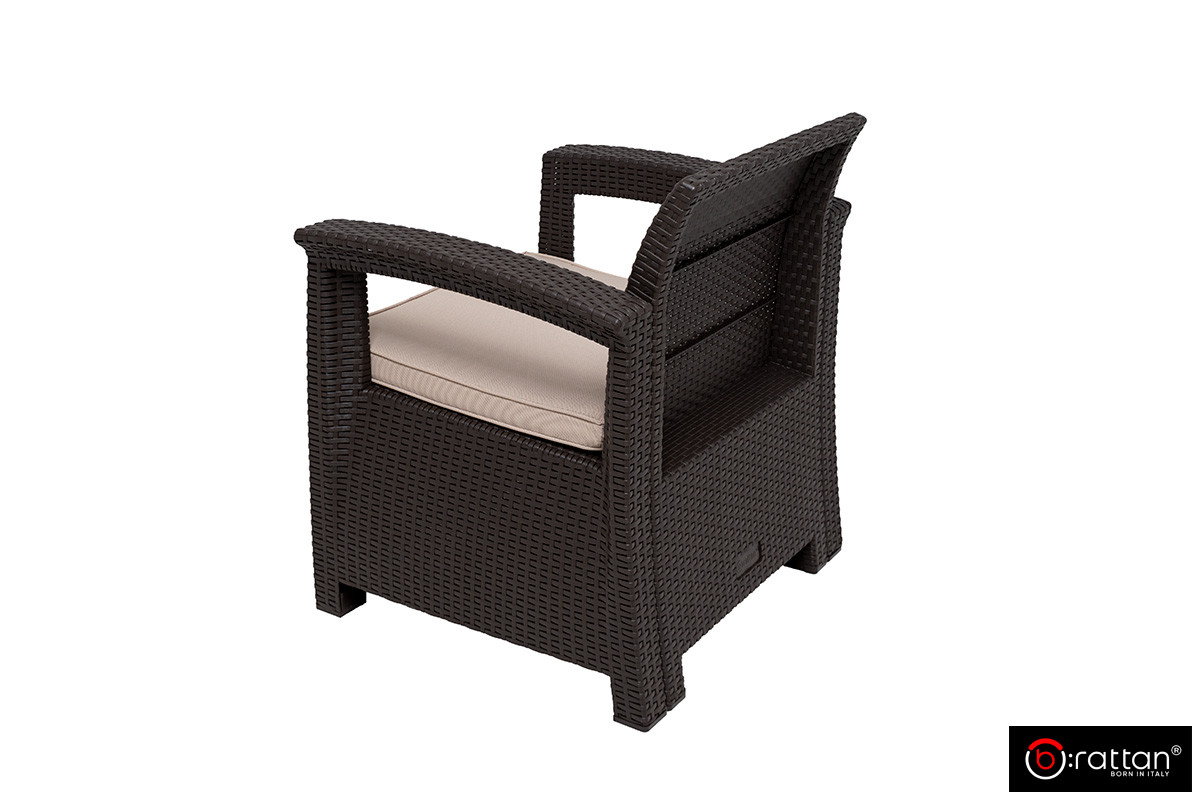 Комплект мебели Rattan Comfort 4, цвет венге - фото 5 - id-p183953829