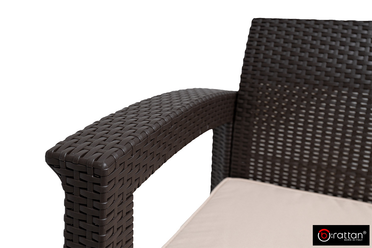 Комплект мебели Rattan Comfort 4, цвет венге - фото 6 - id-p183953829