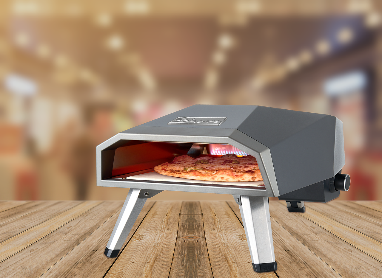 Печь для пиццы газовая Sahara Z12 Pizza Oven, серый - фото 4 - id-p183954434