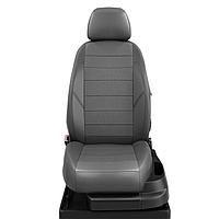 Чехлы для Nissan Tiida с 2015-н.в. хэтчбек Задняя спинка 40/60, сиденье единое. Задний подлокот. (молния),