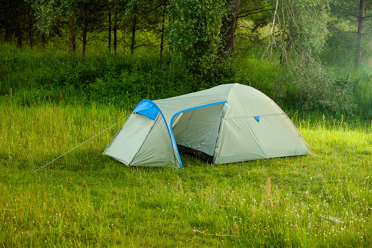 Палатка ACAMPER MONSUN (4-местная 3000 мм/ст) gray - фото 6 - id-p183958677
