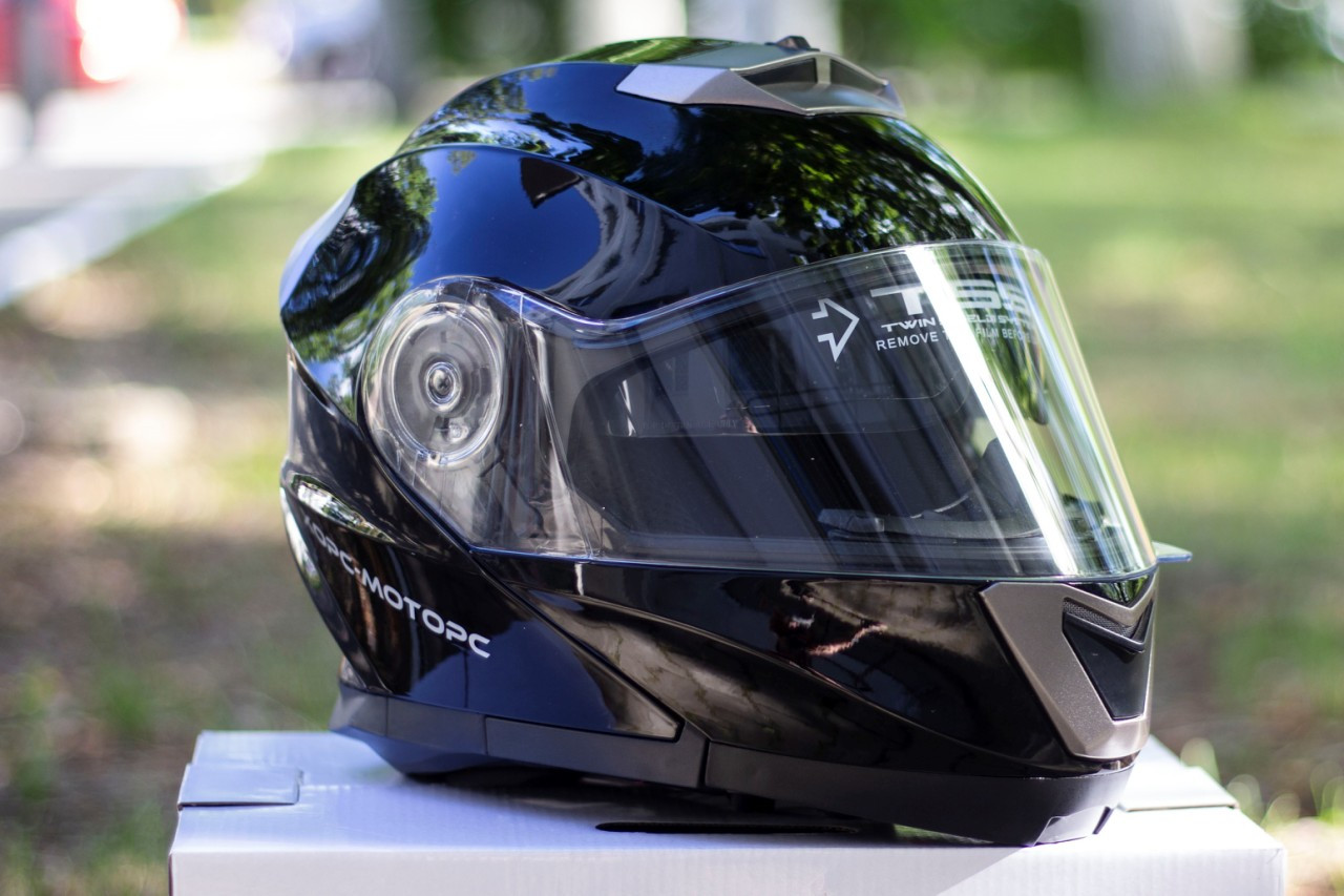 Шлем Hors BLD-160 модуляр с очками - фото 3 - id-p183959457