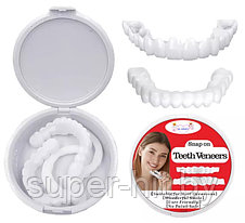 Накладные зубы Snap on Teeth Veneers. Набор для ВЕРХНИХ и НИЖНИХ зубов, фото 3