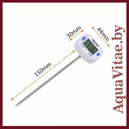Термометр электронный поворотный ТА-288 с длинным щупом - фото 1 - id-p145839574