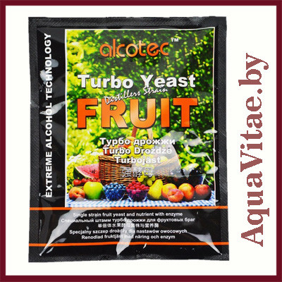Дрожжи спиртовые фруктовые Alcotec Fruit Turbo, 60 г - фото 1 - id-p158157042
