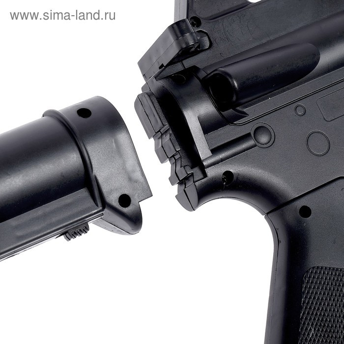 Автомат пневматический Assault rifle M16-A4, с фонариком - фото 3 - id-p183972519