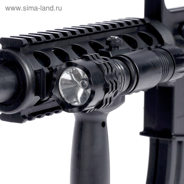 Автомат пневматический Assault rifle M16-A4, с фонариком - фото 5 - id-p183972519
