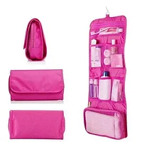 Дорожная сумка для гигиенических принадлежностей Travel Storage Bag (органайзер) Розовый