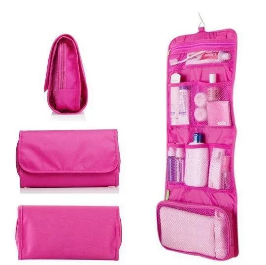 Дорожная сумка для гигиенических принадлежностей Travel Storage Bag (органайзер) Розовый - фото 1 - id-p160737694