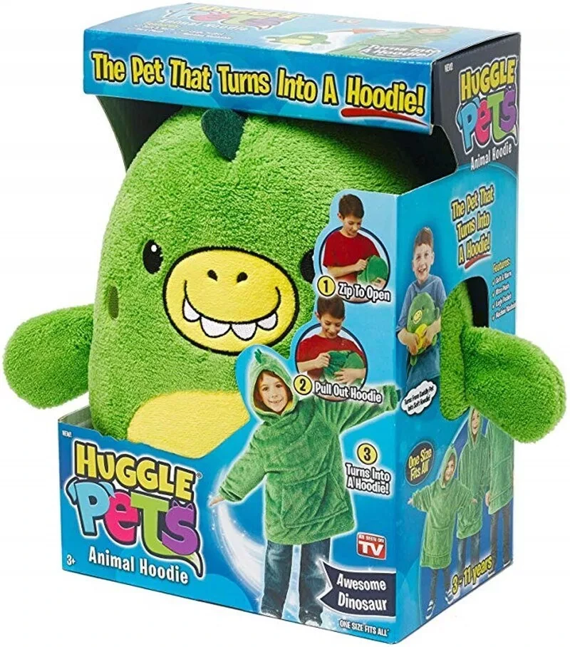 Толстовка мягкая игрушка Huggle Pets (Зеленый) - фото 2 - id-p116779534