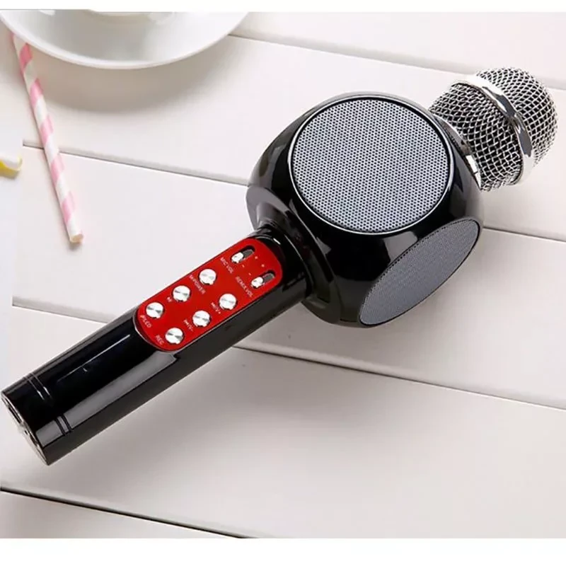 Беспроводной караоке-микрофон с колонкой WSTER WS-1816 Black - фото 3 - id-p143514665
