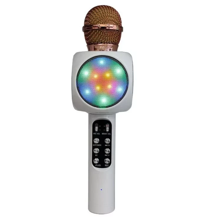 Беспроводной караоке-микрофон с колонкой WSTER WS-1816 White (1) - фото 2 - id-p143514668